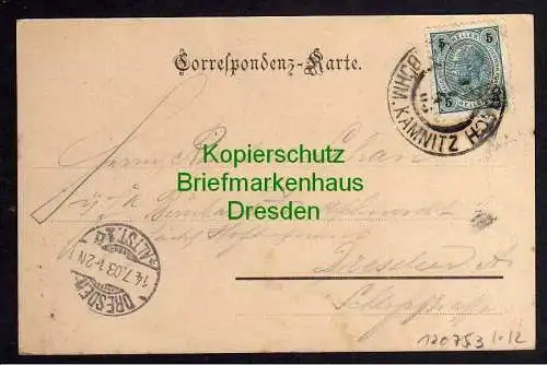 120753 AK Dittersbach in der Böhmischen Schweiz Jetrichovice 1903 Böhmisch Kamni