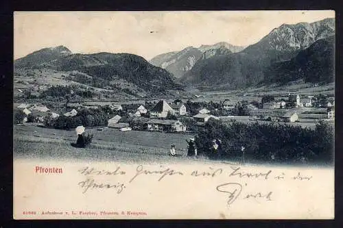 120633 AK Pfronten Panorama 1904