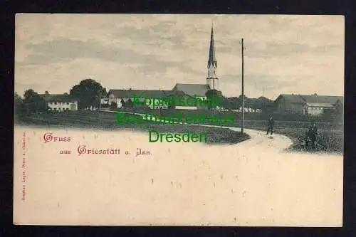 119843 AK Griestätt a. Inn um 1900 Panorama Kirche