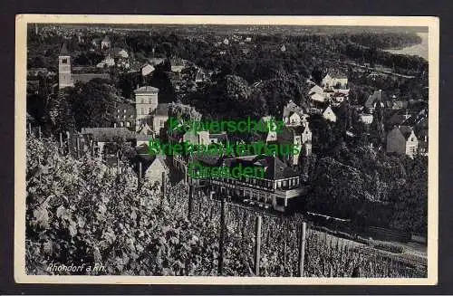 119865 AK Rhöndorf Bad Honnef 1937 Blick vom Weinberg aus