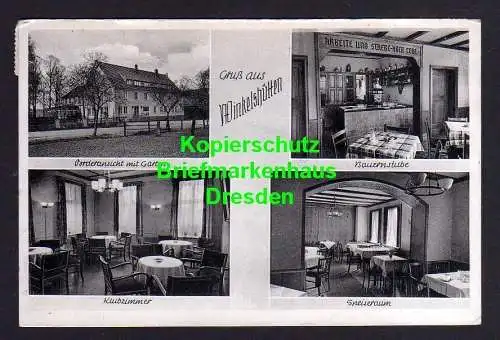 118432 AK Borgholzhausen Winkelshütten 1953 Gasthaus Uffmann Bauernstube Klubzim
