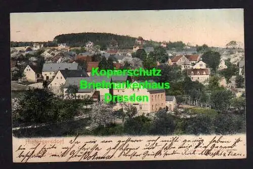 118171 Ansichtskarte Hintergersdorf bei Hartha Tharandt 1906