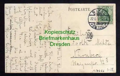 117666 AK Nakel an der Netze Berliner Chaussee 1911
