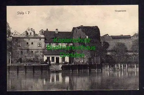 117602 AK Stolp i. Pommern Hexenturm um 1910