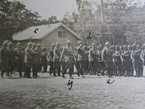 109124 AK Der Kaiser Fotokarte 30.5.1916 Kaiserbesuch Mitau Jelgava Lettland