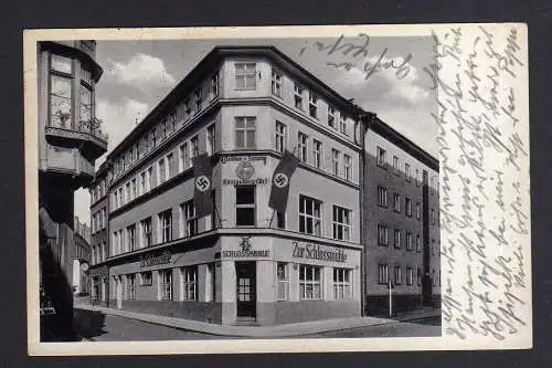 109564 AK Königsberg Ostpr 1937 Fleischer Innungshaus Gaststätte zur Schloßmühle