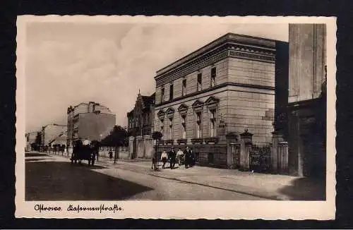 109455 AK Ostrowo Pr. Posen Fotokarte Kasernenstraße um 1940