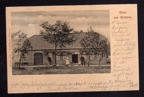 109643 AK Wichtens 1904 einzelnes Haus Bauernhaus