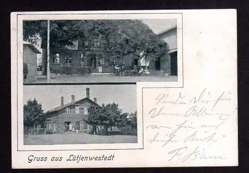 109610 AK Lütjenwestedt 1901 Haus Gasthaus ?