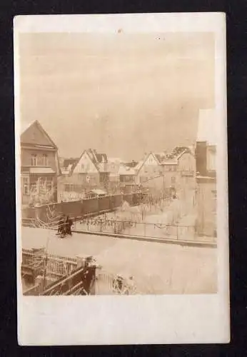 109623 Ansichtskarte Posen 1917 Fotokarte Stadtteil im Winter