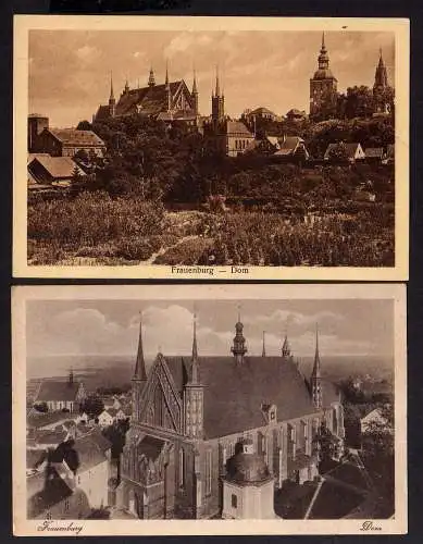 107941 2 AK Frauenburg Kr. Braunsberg Dom 1917