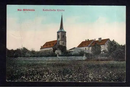 107931 AK Neumittelwalde 1911 Katholische Kirche
