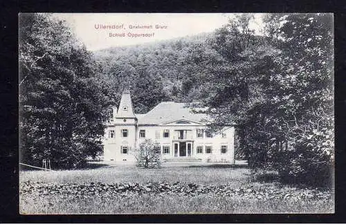108326 AK Ullersdorf Grafschaft Glatz Schloss Oppersdorf 1907