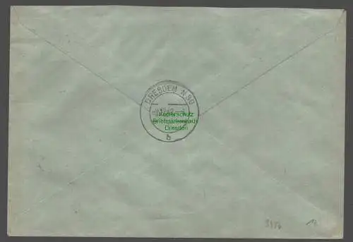 B9456 R-Brief Gebr. Hörmann A.-G. Kattowitz (Oberschles) 1 b 1942 Emma Tschaber