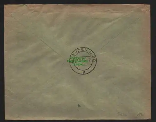 B9270 R-Brief Gebr. Hörmann A.-G. Dresden A 1 d 190 1943 Oskar Ziegenbalg Kaffee