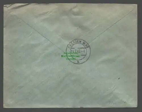 B9341 R-Brief Gebr. Hörmann A.-G. Fulda 1 a 1943 Ludwig Rausch Lebensmittel