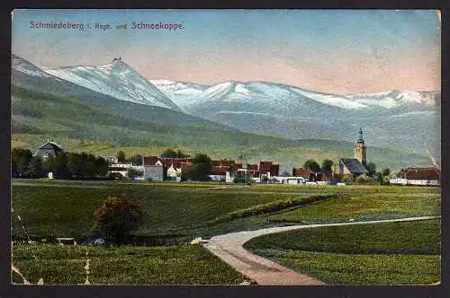 61886 AK Schmiedeberg Riesengebirge Schneekoppe 1912