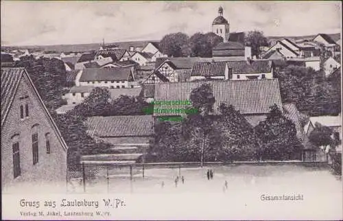 158645 AK Lautenburg Wpr. Lidzbark 1906 Gesamtansicht