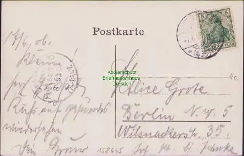 158645 AK Lautenburg Wpr. Lidzbark 1906 Gesamtansicht