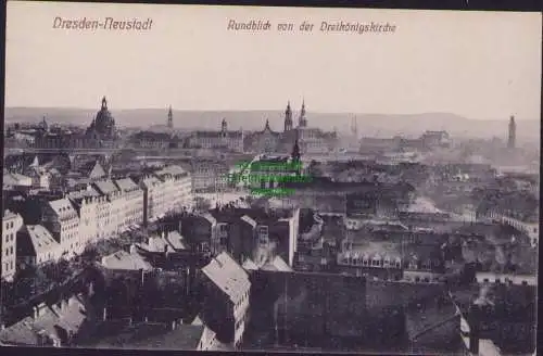 158656 AK Dresden Neustadt um 1915 Rundblick von der Dreikönigskirche Richtung