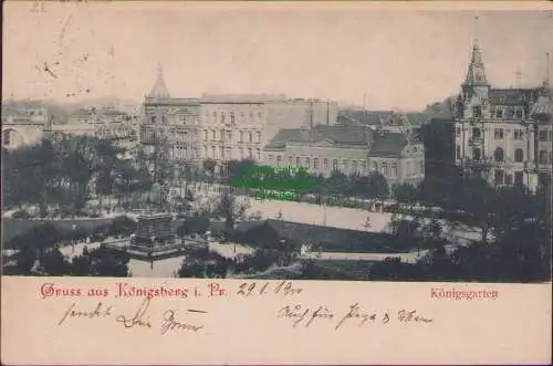 158726 AK Königsberg i. Pr. 1900 Königsgarten