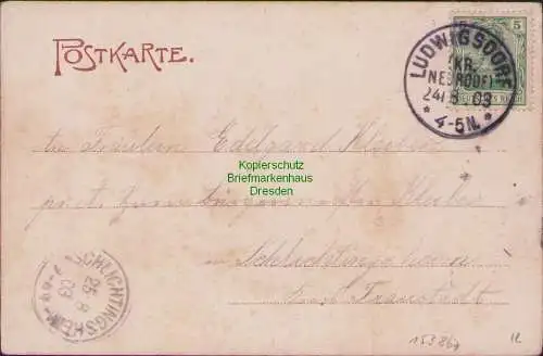 153867 AK Hohe Eule Eulenbaude 1903