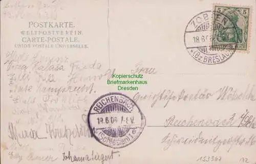 153967 AK GRUSS VOM ZOBTENBERGE Kapelle 1906