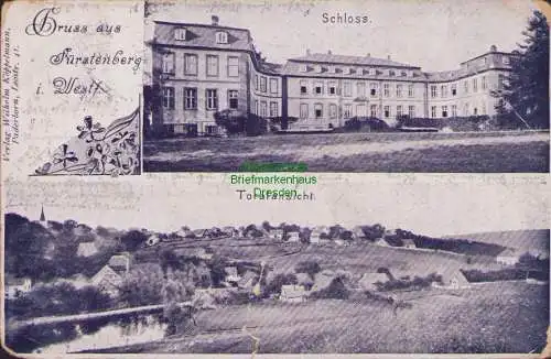 153995 AK Fürstenberg i. Westf. Schloss um 1910