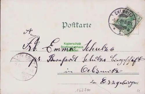 153901 AK Chemnitz 1902 Kaserne des 5. Infanterie-Reg. Prinz Friedr. August No.