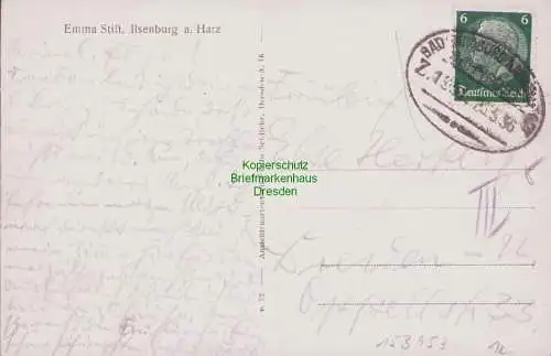 153953 AK Emma Stift Ilsenburg a. Harz 1936