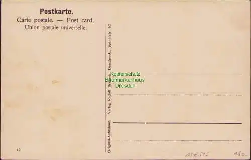 158545 AK Dresden Dresdner Typen Personen Post anno 1906 Verlag Brauneis Nr. 10