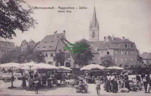 153884 AK Hermannstadt Nagyszeben Sibiiu Kleiner Ring 1912