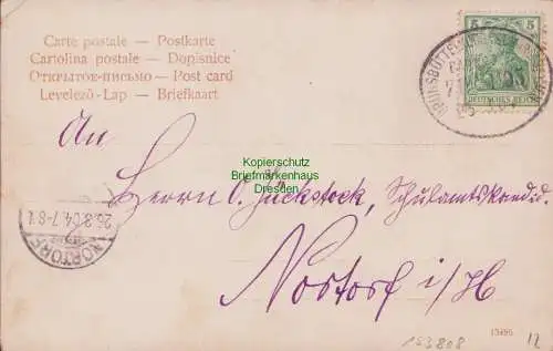 153808 AK Brunsbüttelkoog Geöffnete Schleusen 1904