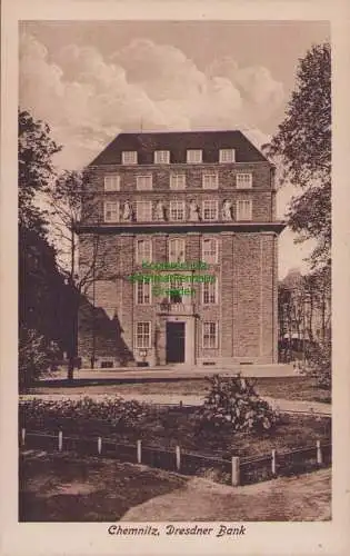 153506 AK Chemnitz Dresdner Bank um 1920