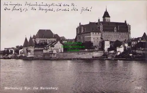 153751 AK Marienburg Wpr. Die Marienburg Fotokarte 1931