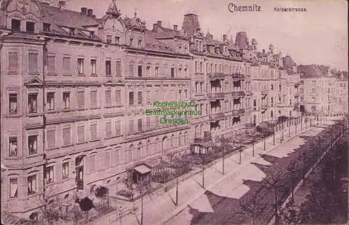 153505 AK Chemnitz Kaiserstrasse 1908