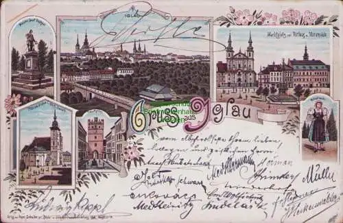 153654 AK Iglau Jihlava 1897 Litho