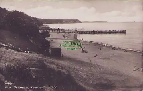 153740 AK Ostseebad Rauschen Strand 1929