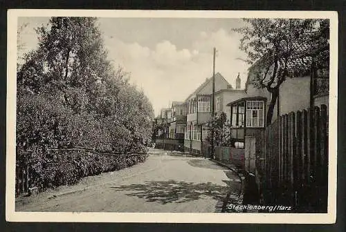 22469 AK Stecklenberg Harz Ortsstrasse Verlag : A. Pappert Gernrode 1187/23