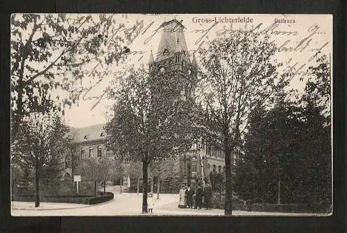 20082 AK Gross Lichterfelde Rathaus 1910