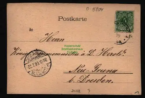 20282 AK Bad Friedrichroda Panorama vom Kurhaus 1899