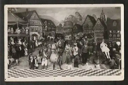 20372 AK Sonneberg Thür. Deutsches Spielzeugmuseum Thüringer Kirmes 1951