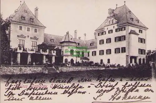 155614 AK Schloss Dambrau Dabrowa Dambrau Kreis Oppeln 1906