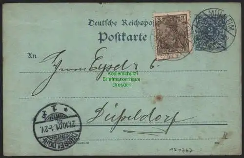 151767 Reklame Postkarte Mülheim am Rhein Köln Reklame REMY´S STÄRKE 1901