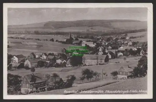 149099 AK Rosenthal Schweizermühle Bielatal Elbsandsteingebirge um 1945 Verlag