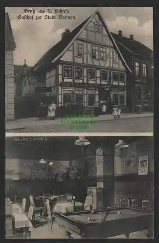 149013 AK Springe a. D. Deister um 1908 Gasthof zur Stadt Bremen U. Lichte