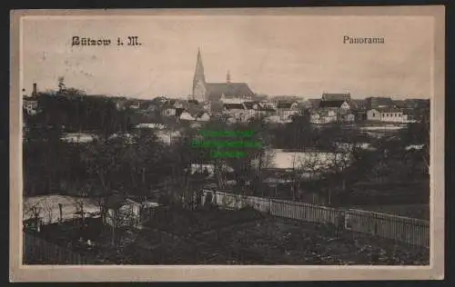 148979 AK Bützow 1913 Panorama