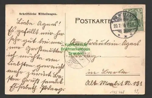 145468 AK Pr. Holland Paslek Fleischerstrasse 1906