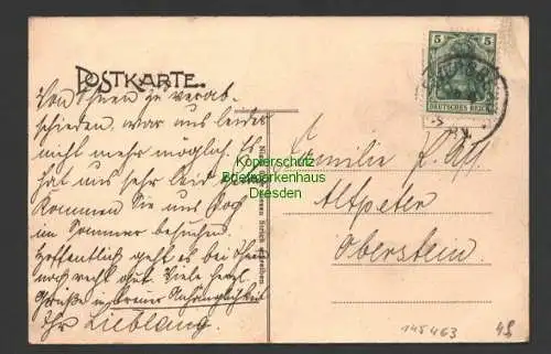 145463 AK Elversberg um 1910 Kirche Friseur Brandstädter Ziegelei Postamt