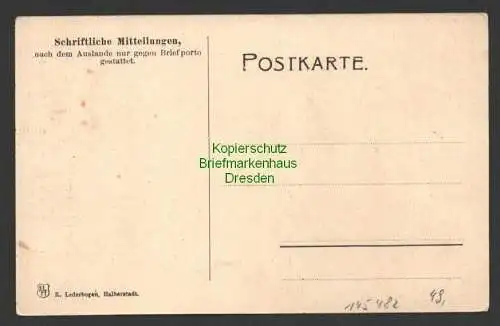 145482 AK Kloster Michaelstein Blankenburg Harz Hochwasser Katastrophe 1905
